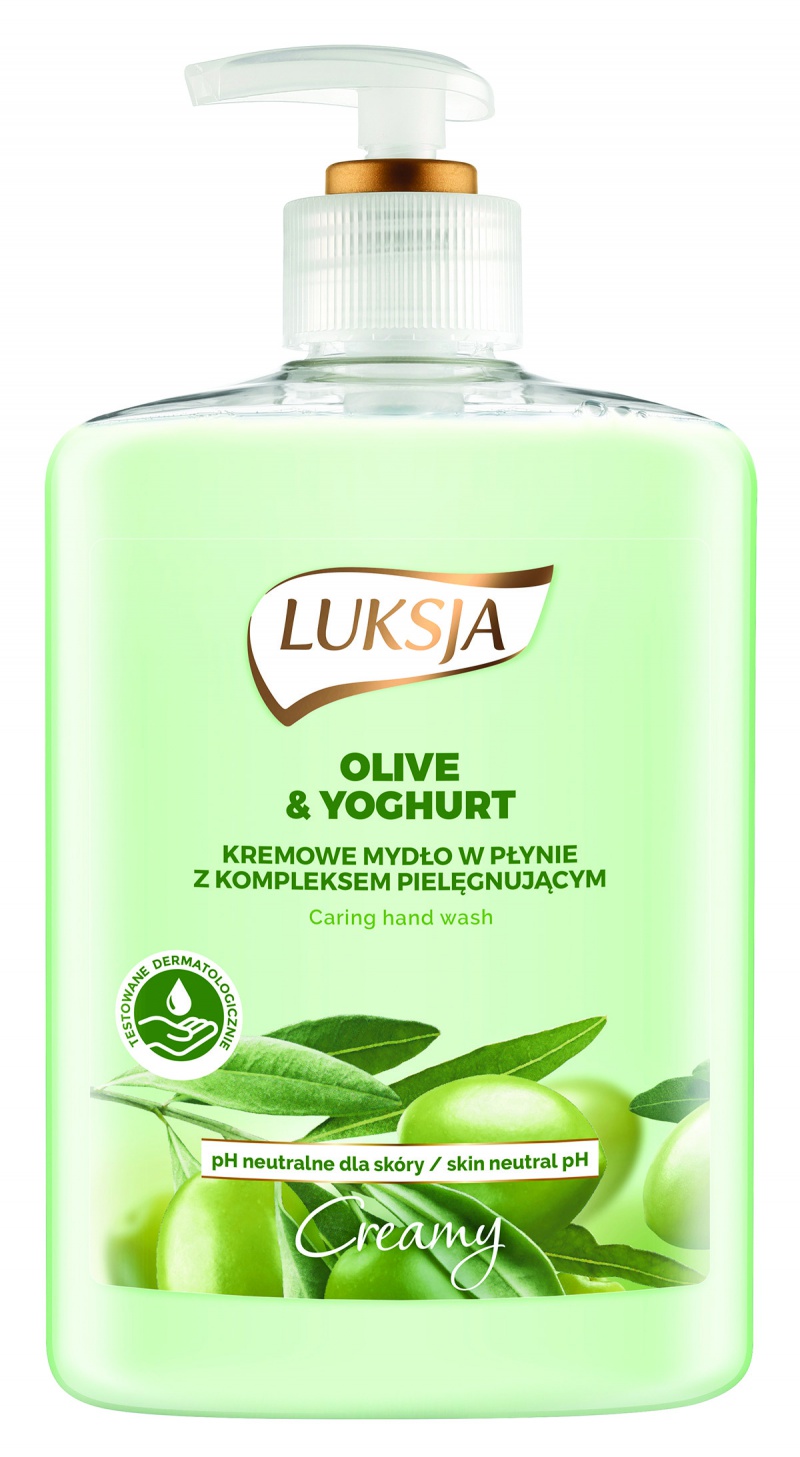 253531-72795-mydlo_w_plynie_luksja_creme_oliwka_i_jogurt_5-800w Mydło w płynie LUKSJA Creme, oliwka i jogurt, 500ml - obrazek 1