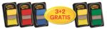 Zakładki indeksujące Post-it® (680-P5), zestaw promocyjny, 25,4x43,2mm, 3x50+ 2x50 GRATIS, mix kolorów
