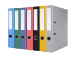 Segregator BASIC-S z szyną, PP, A4/50mm, czerwony - obrazek 5