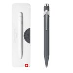 Pióro kulkowe CARAN D'ACHE 849, w pudełku, szare - obrazek 3