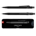 Ołówek automatyczny CARAN D'ACHE 844 Black Code, w pudełku, czarny - obrazek 2