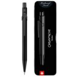 Ołówek automatyczny CARAN D'ACHE 844 Black Code, w pudełku, czarny - obrazek 3
