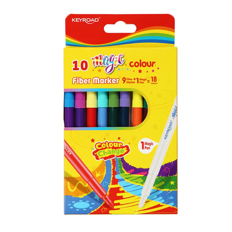 282375-284215-flamastry_keyroad_9szt_1szt_magic_18_kolorow-800w Flamastry KEYROAD, 9szt.+1szt. Magic, 18 kolorów, na zawieszce, mix kolorów - obrazek 1