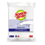 Magiczna gąbka SCOTCH BRITE™ do usuwania plam, biała, 2szt.