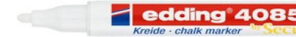 Marker kredowy e-4085 EDDING, 1-2mm, biały