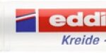 Marker kredowy e-4095 EDDING, 2-3mm, biały