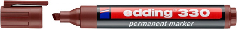 284113-289104-marker_permanentny_e_330_edding_1_5mm_brazow-800w Marker permanentny e-330 EDDING, 1-5mm, brązowy - obrazek 1