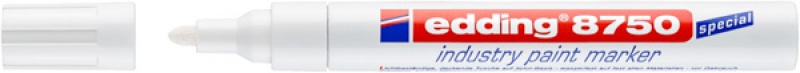 284279-289189-przemyslowy_marker_olejowy_e_8750_edding_2_4-800w Przemysłowy marker olejowy e-8750 EDDING, 2-4mm, biały - obrazek 1
