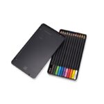 Zestaw kredek MOLESKINE 12 kolorów w metalowym pudełku - obrazek 2