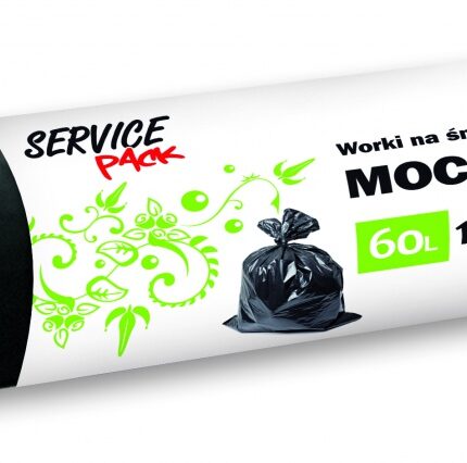 Worki na śmieci STELLA LDPE mocne, 60L 10 szt.