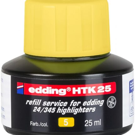 Tusz do uzupełniania zakreślaczy e-HTK 25 EDDING, żółty