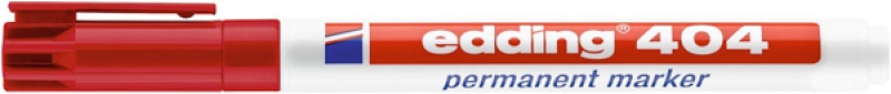 Marker permanentny e-404 EDDING, 0,75 mm, czerwony - obrazek 2