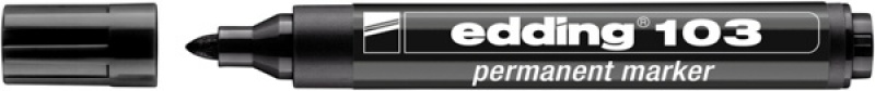 289148-301356-marker_permanentny_e_103_edding_czarny-800w Marker permanentny e-103 EDDING, czarny - obrazek 1