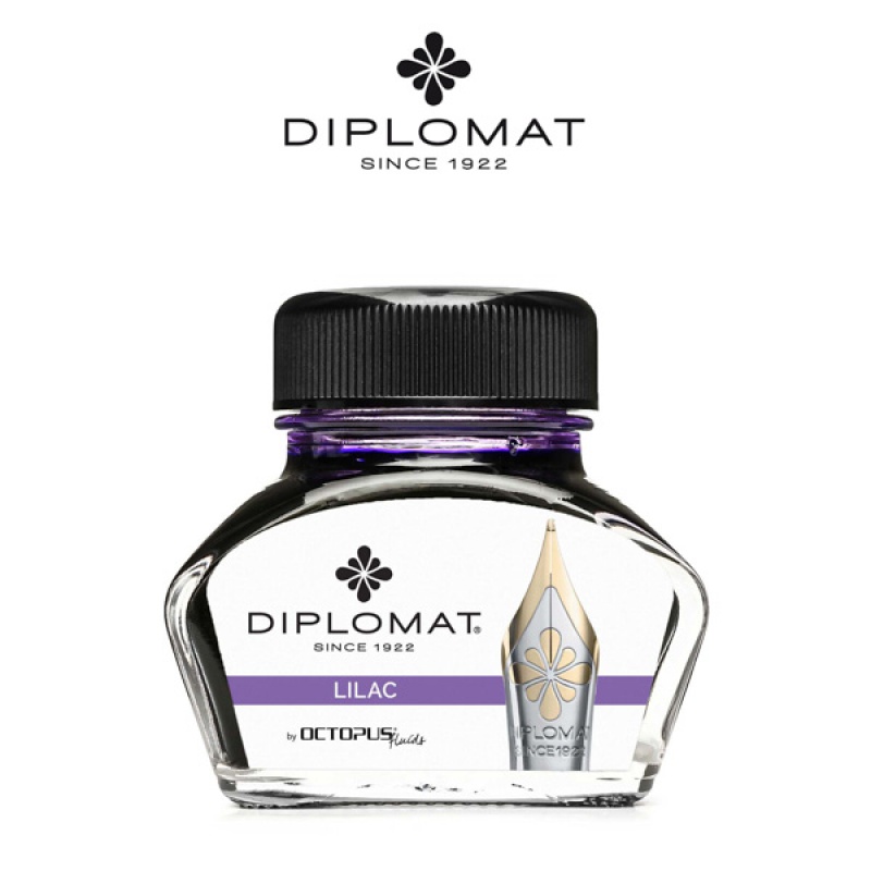 289507-304195-atrament_do_pior_wiecznych_diplomat_w_kalama-800w Atrament do piór wiecznych DIPLOMAT, w kałamarzu, 30 ml, liliowy - obrazek 1