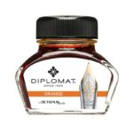 Atrament do piór wiecznych DIPLOMAT, w kałamarzu, 30 ml, pomarańczowy - obrazek 3