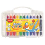 Kredki żelowe KEYROAD Smoozy Craft, 12sz., zmywalne, pudełko, mix kolorów