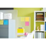 Karteczki samoprzylepne Post-it® Super Sticky XL, CARNIVAL, w linię, 101x101mm, 6x90 kart. - obrazek 3