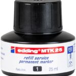 Tusz do uzupełniania markerów permanentnych e-MTK 25 EDDING, czarny