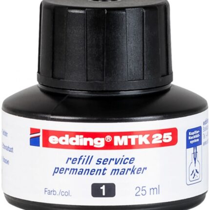 Tusz do uzupełniania markerów permanentnych e-MTK 25 EDDING, czarny