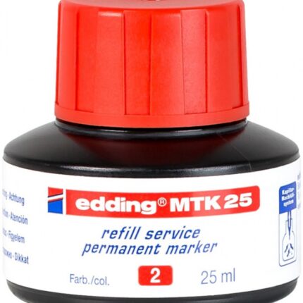 Tusz do uzupełniania markerów permanentnych e-MTK 25 EDDING, czerwony