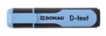 Zakreślacz DONAU D-Text, 1-5mm (linia), eurozawieszka, niebieski