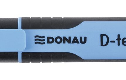 Zakreślacz DONAU D-Text, 1-5mm (linia), eurozawieszka, niebieski