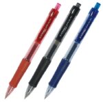 Długopis automatyczny żelowy Q-CONNECT 0,5mm (linia), zawieszka, czarny - obrazek 2