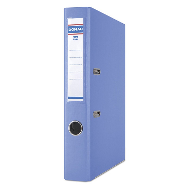 315345-14600-segregator_donau_premium_s_pp_a4_50mm_niebies-800w Segregator DONAU Premium-S, PP, A4/50mm, niebieski - obrazek 1