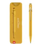 Długopis CARAN D'ACHE 849 Goldbar, M, w pudełku, złoty - obrazek 2