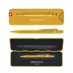 Długopis CARAN D'ACHE 849 Goldbar, M, w pudełku, złoty - obrazek 3