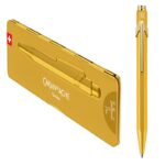 Długopis CARAN D'ACHE 849 Goldbar, M, w pudełku, złoty - obrazek 4
