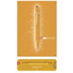 Długopis CARAN D'ACHE 849 Goldbar, M, w pudełku, złoty - obrazek 8