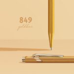 Długopis CARAN D'ACHE 849 Goldbar, M, w pudełku, złoty - obrazek 9