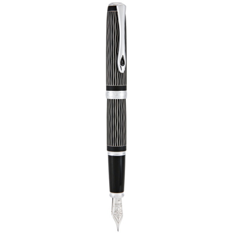 315403-343146-pioro_wieczne_diplomat_f_excellence_a_wave_g-800w Pióro wieczne DIPLOMAT, F, Excellence A + Wave Guilloche, czarne - obrazek 1