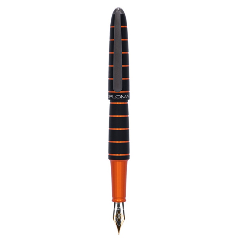 315407-343150-pioro_wieczne_diplomat_elox_ef_czarne_pomara-800w Pióro wieczne DIPLOMAT Elox, EF, czarne/pomarańczowe - obrazek 1