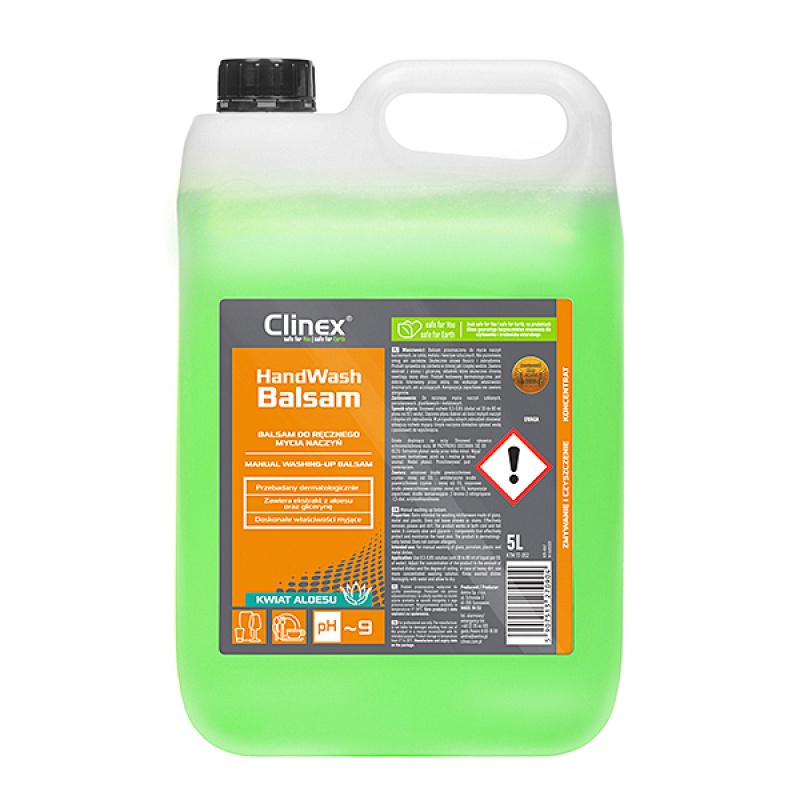 315810-230986-balsam_do_mycia_naczyn_clinex_handwash_5l-800w Balsam CLINEX HandWash, do ręcznego mycia naczyń, 5l - obrazek 1