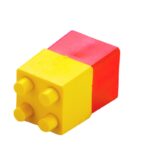 Kredki woskowe KEYROAD Kids Bricks, w kształcie klocków, 16 szt., pudełko - obrazek 2