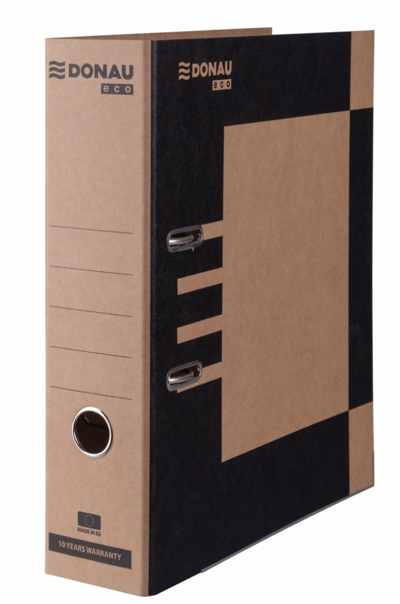 320574-350738-segregator_donau_eco_maxi_fsc_a4_80mm_brazow-800w Segregator DONAU ECO MAXI, FSC, A4/80mm, brązowo-czarny - obrazek 1