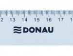 Linijka DONAU, 30cm, transparentna