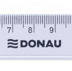 Linijka DONAU, 16cm, transparentna