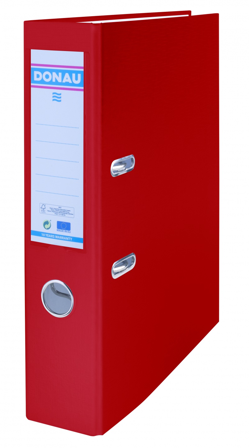 326049-355777-segregator_donau_master_fsc_pp_a4_75mm_czerw-800w Segregator DONAU Master FSC, PP, A4/75mm, czerwony - obrazek 1