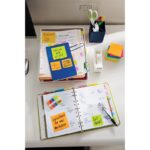 Karteczki samoprzylepne POST-IT® Super Sticky, 47,6x47,6mm, 12x90 kart., paleta Carnival - obrazek 4