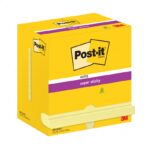 Karteczki samoprzylepne POST-IT® Super Sticky (655-S), 127x76mm, 12x90 kartek, jaskrawo żółte - obrazek 2