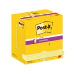 Karteczki samoprzylepne POST-IT Super Sticky Z-Notes do podajnika, 76x127mm, 12x90 kart., żółty - obrazek 2