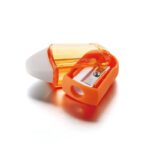 Temperówka plastikowa KEYROAD z gumką, Twist, pojedyńcza, w plastikowej tubie - obrazek 3
