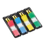 Zakładki indeksujące POST-IT® (683-4), PP, 11,9x43,2mm, 4x35 kart., mix kolorów - obrazek 2