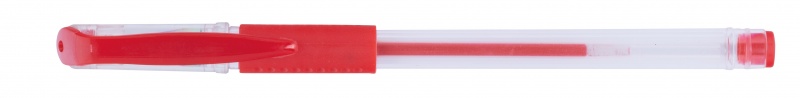 335824-362809-dlugopis_zelowy_office_products_gumowy_uchwy-800w Długopis żelowy OFFICE PRODUCTS, gumowy uchwyt, 0,5mm, czerwony - obrazek 1