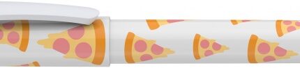 Pióro kulkowe SCHNEIDER Voice, M, pizza lover, szare