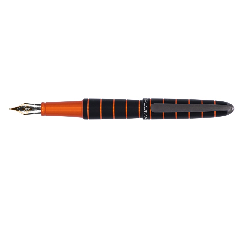 342169-367254-pioro_wieczne_diplomat_elox_f_14ct_czarne_po-800w Pióro wieczne DIPLOMAT Elox, F, 14ct, czarne/pomarańczowe - obrazek 1