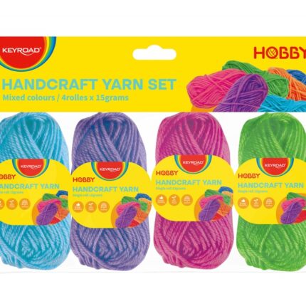 Zestaw włóczek KEYROAD, 4 x 15g, mix kolorów
